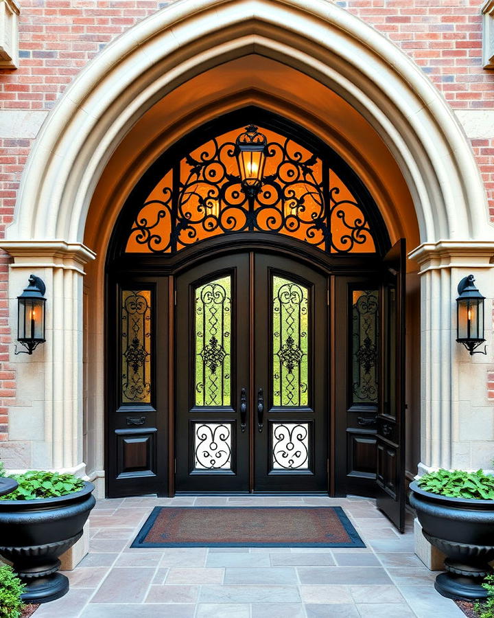 arched gothic entryway