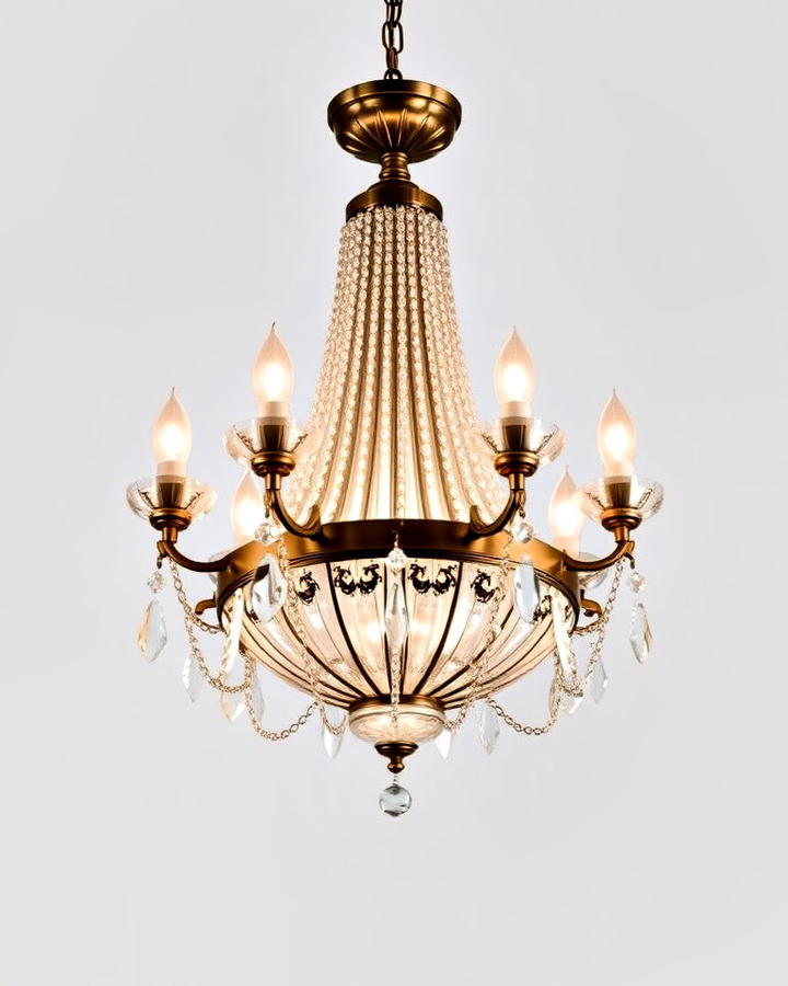 art deco glamour chandelier for bedroom