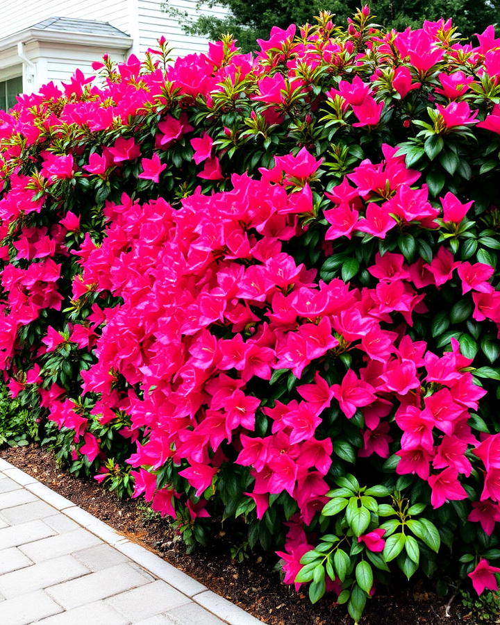 azalea hedge for privacy