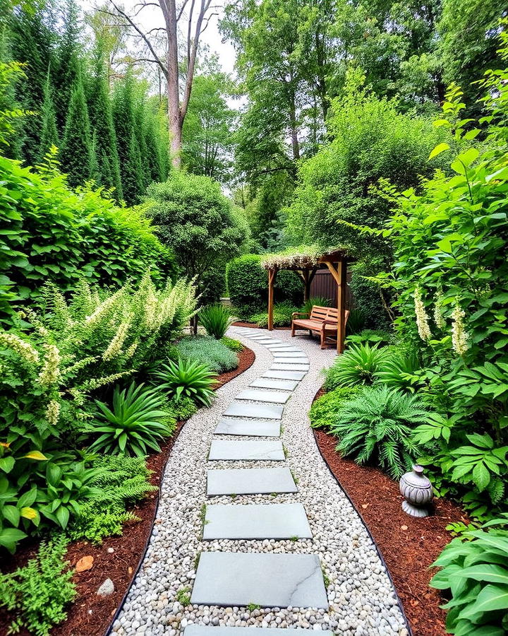 backyard garden pathway