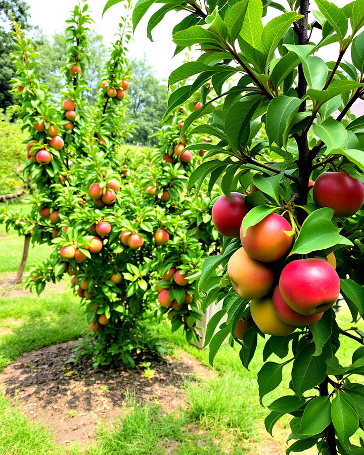 beautiful backyard orchard idea