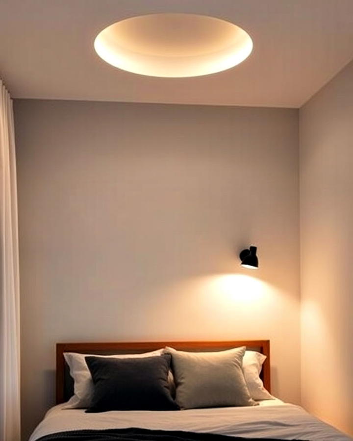 bedroom ambiance lighting idea