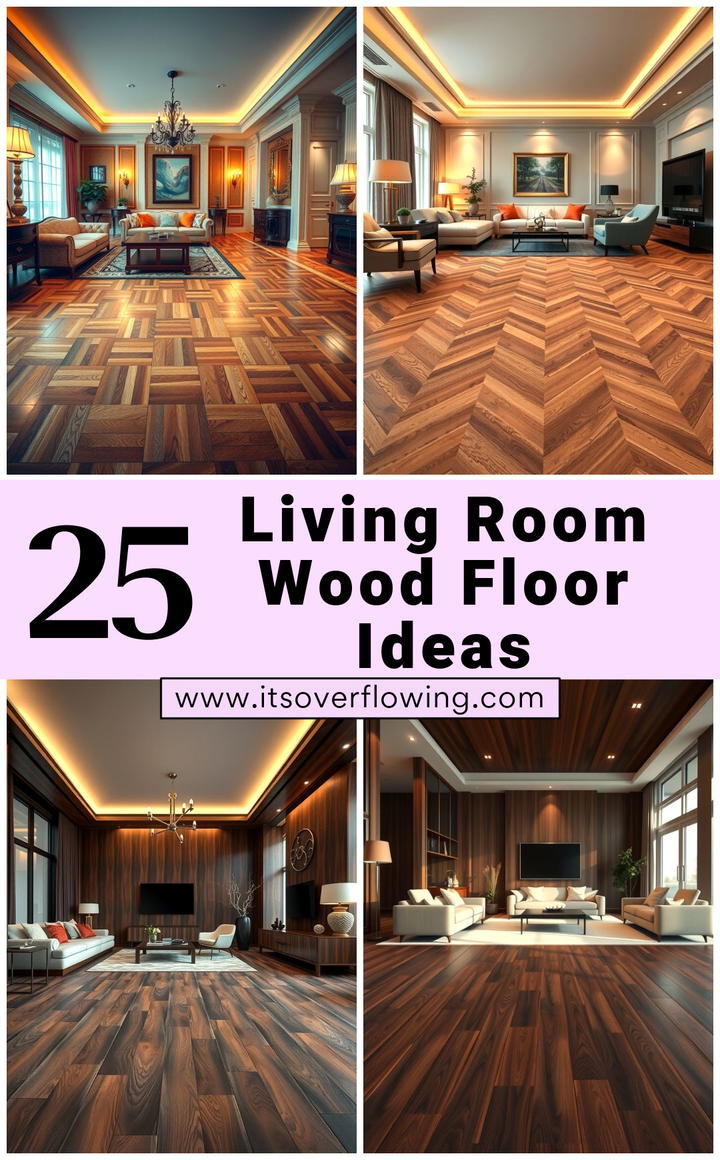 best living room wood floor ideas