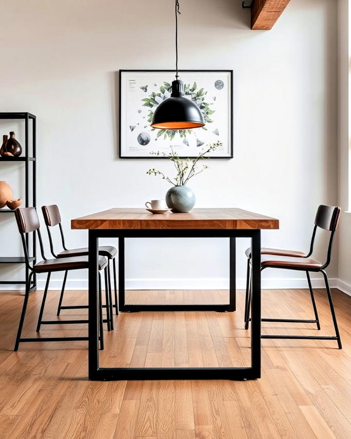 black metal furniture frames dining table