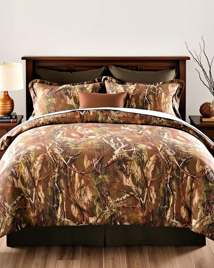 camouflage bedding design