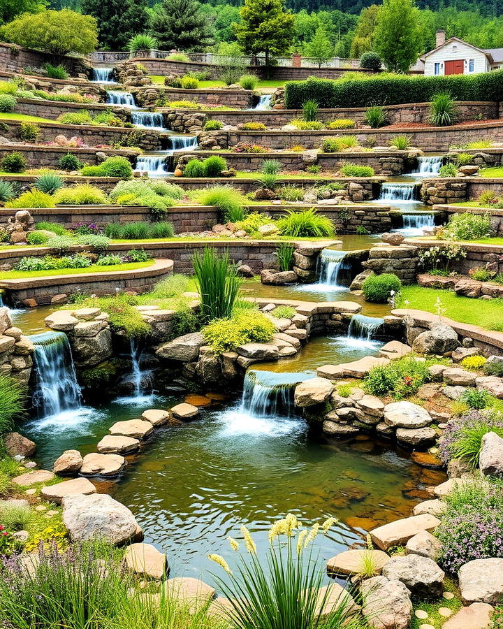 cascading water features for serenity