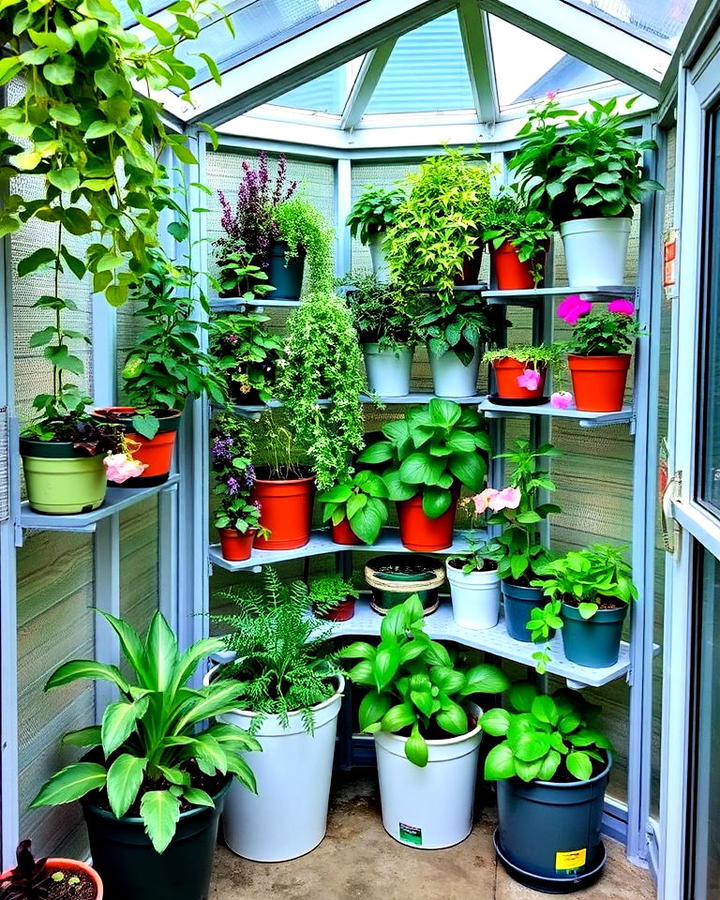 compact vertical garden idea