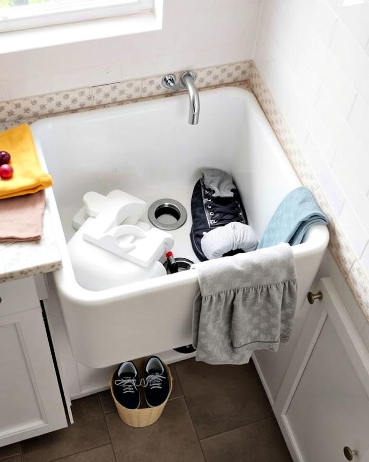 deep utility laundry sink