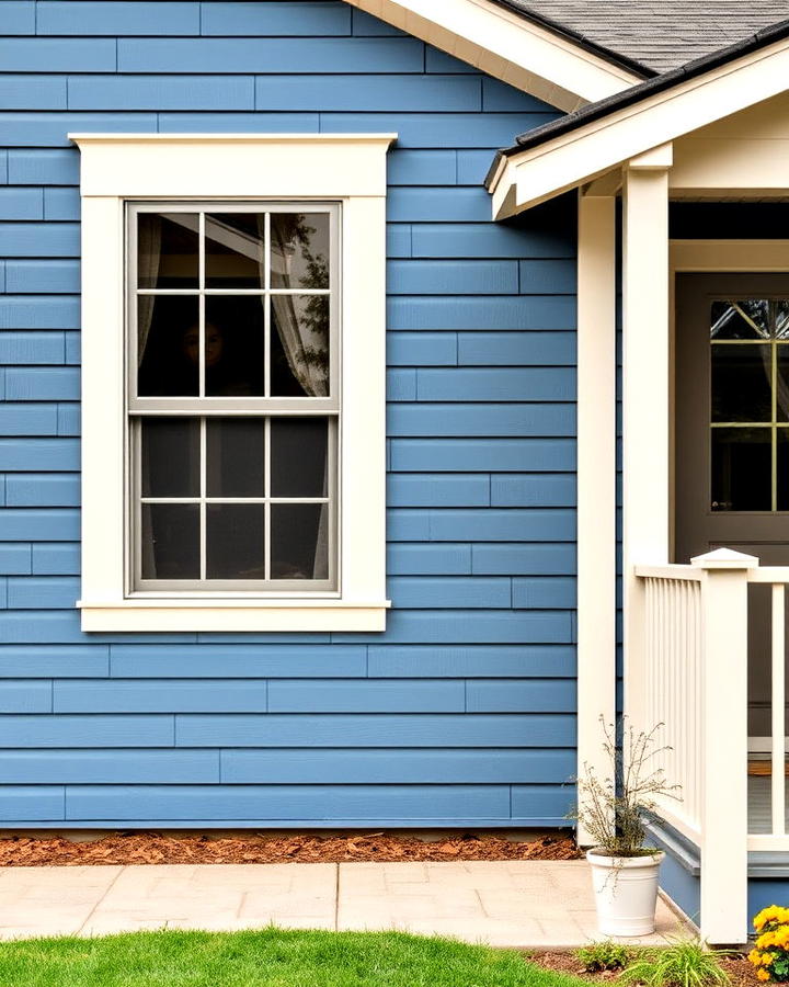 denim blue house siding color