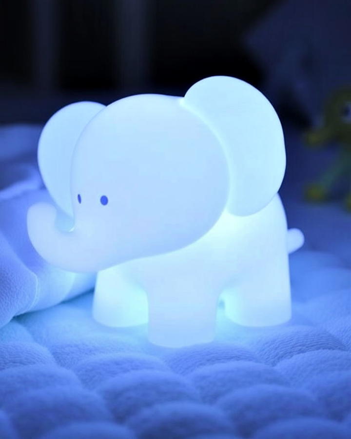 elephant nightlights for gentle illumination in nursery