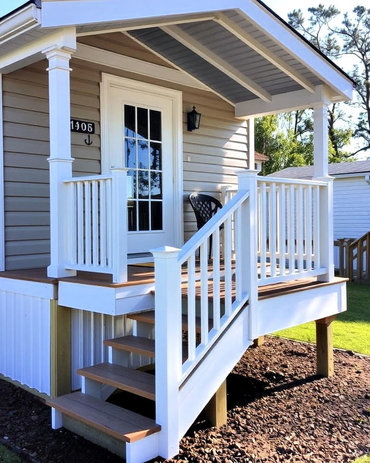 elevated porch for stylish functionality