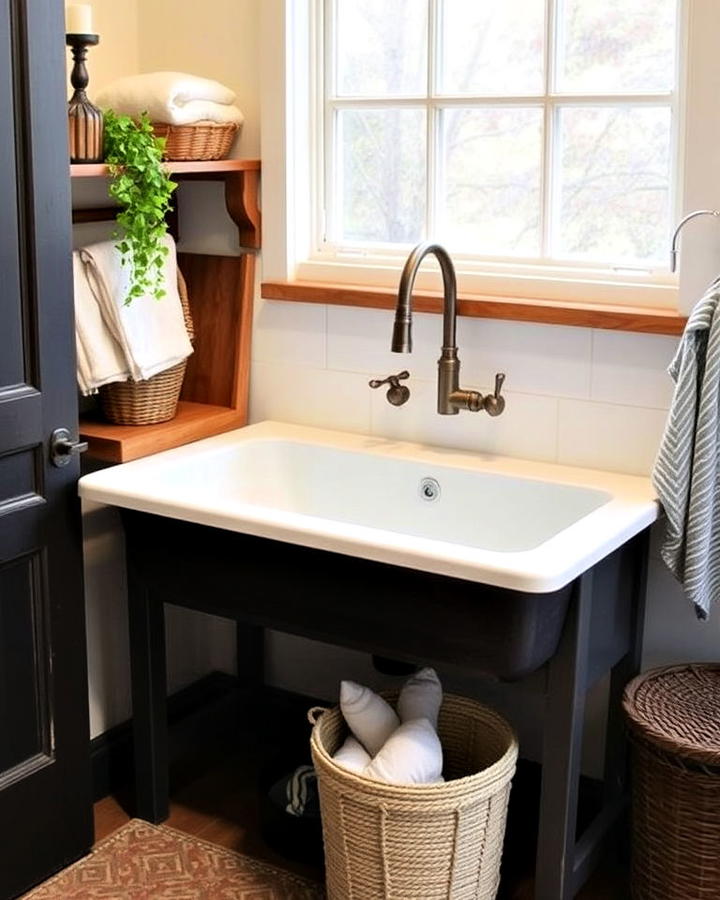 farmhouse utility sink design