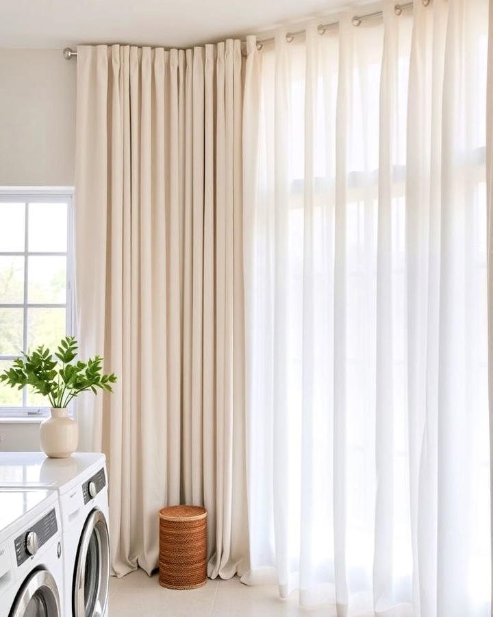 floor to ceiling curtains for a dramatic effect