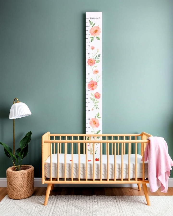 floral growth chart for nursery