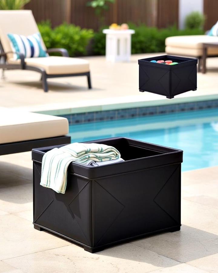 folding storage ottoman