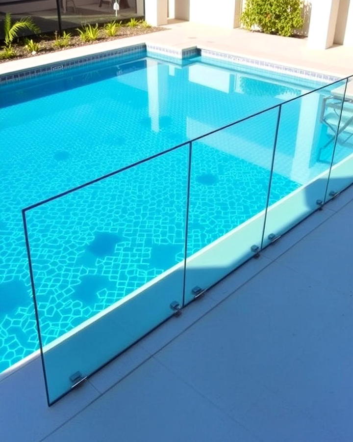 frameless glass railing for an ultra modern look