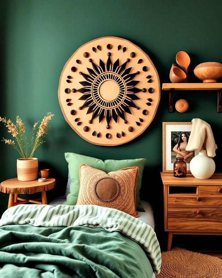 handcrafted wooden decor