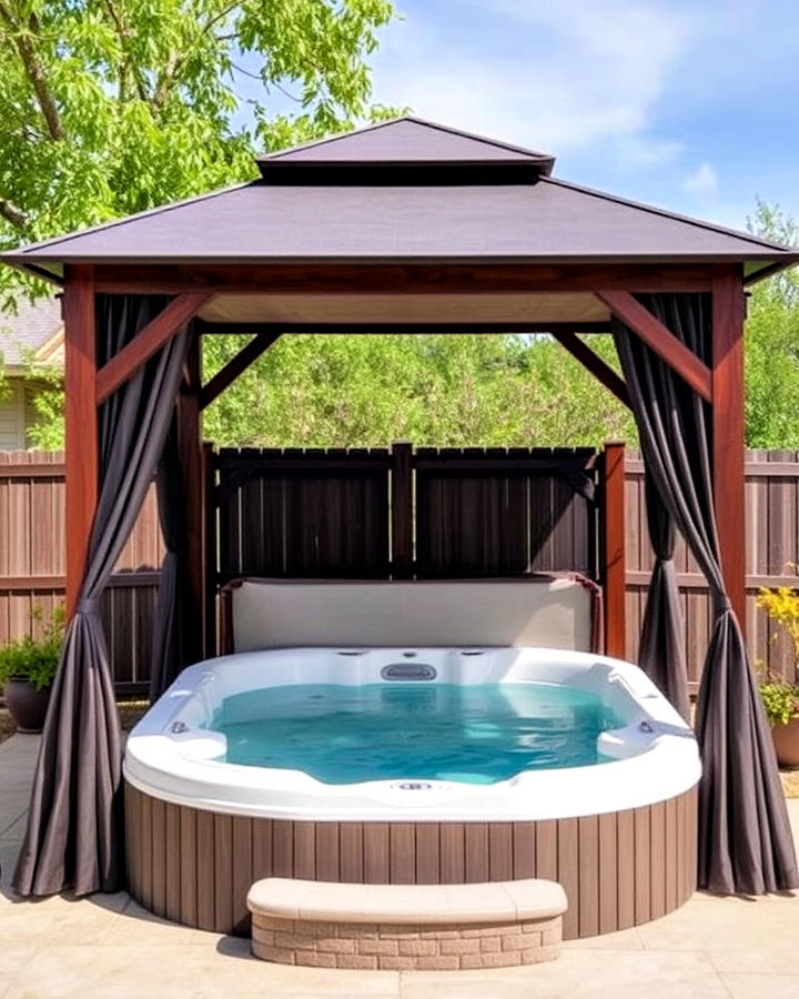 hot tub gazebo design