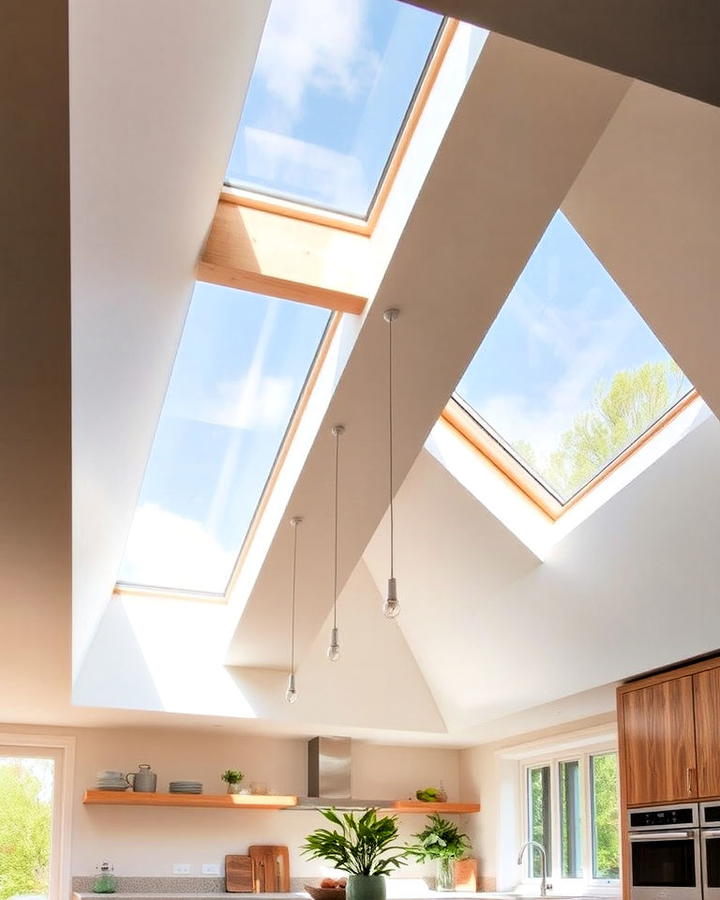 install skylights in kitchen for natural light