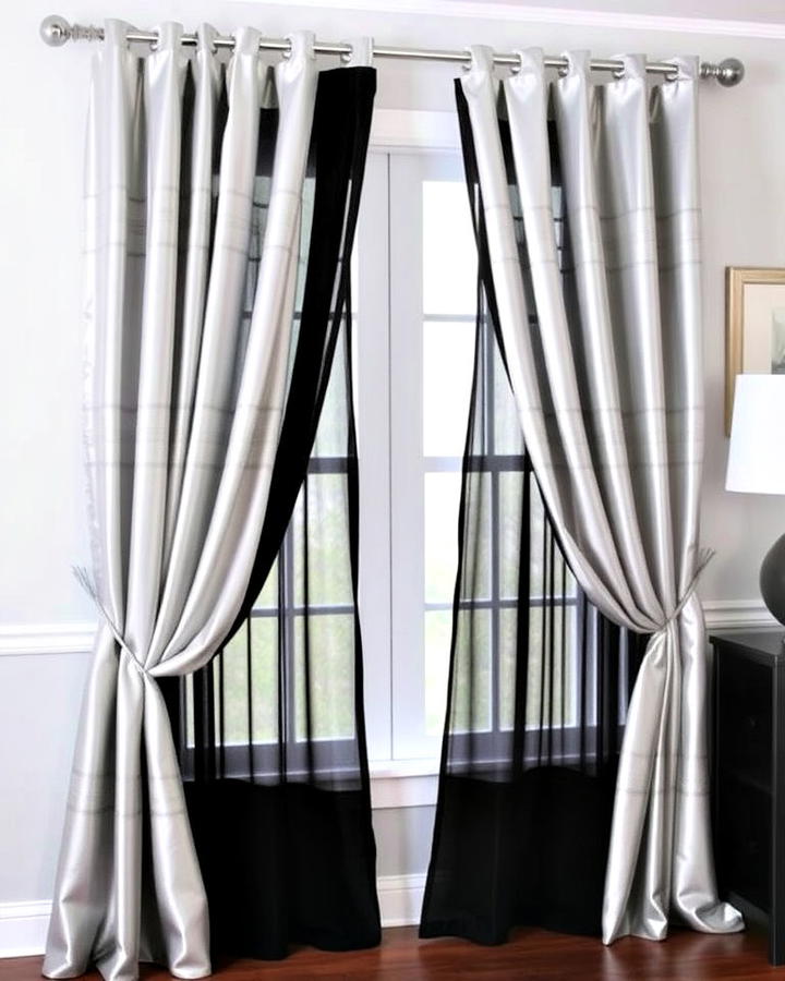 layered window treatments