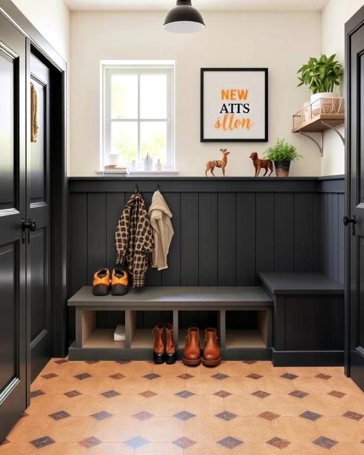 linoleum flooring for mudroom