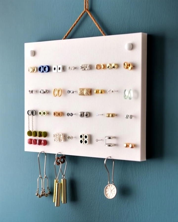 magnetic earring holder