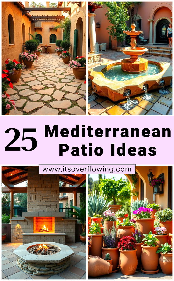 mediterranean patio ideas