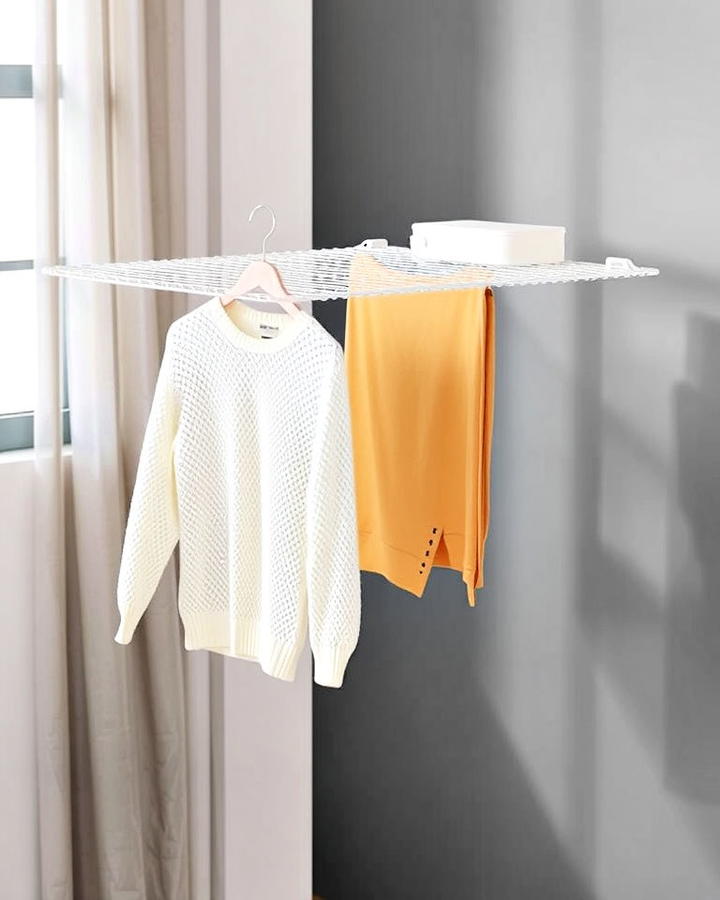 mesh drying rack for laundry room