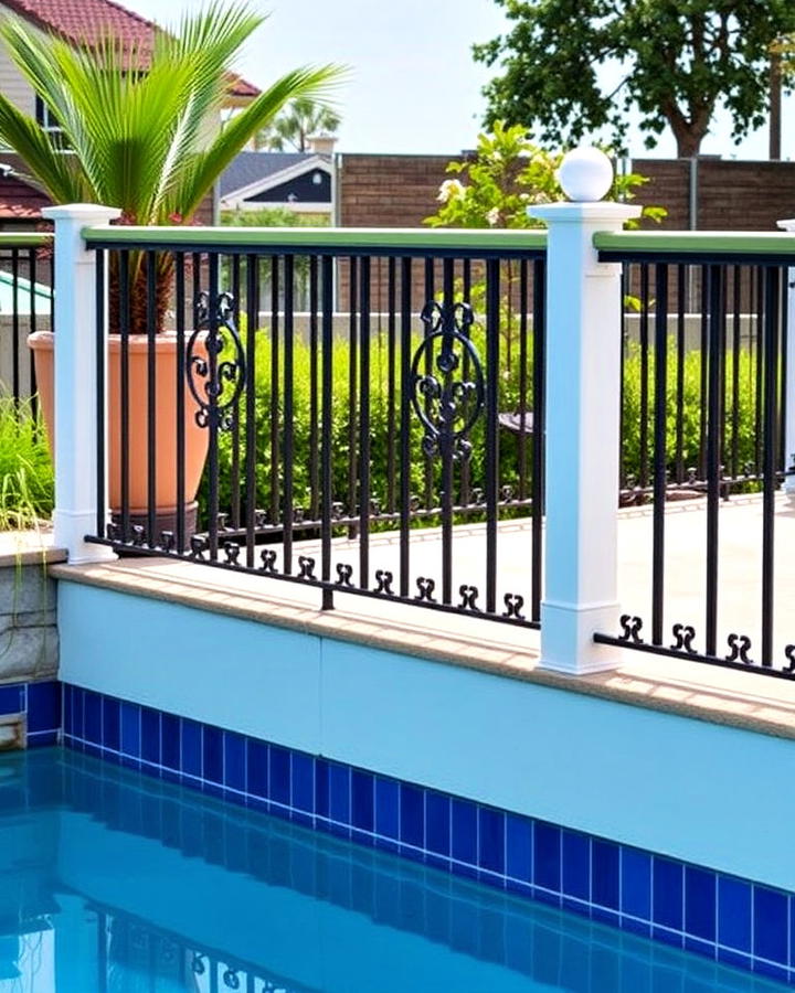 metal deck railings for a durable and stylish option