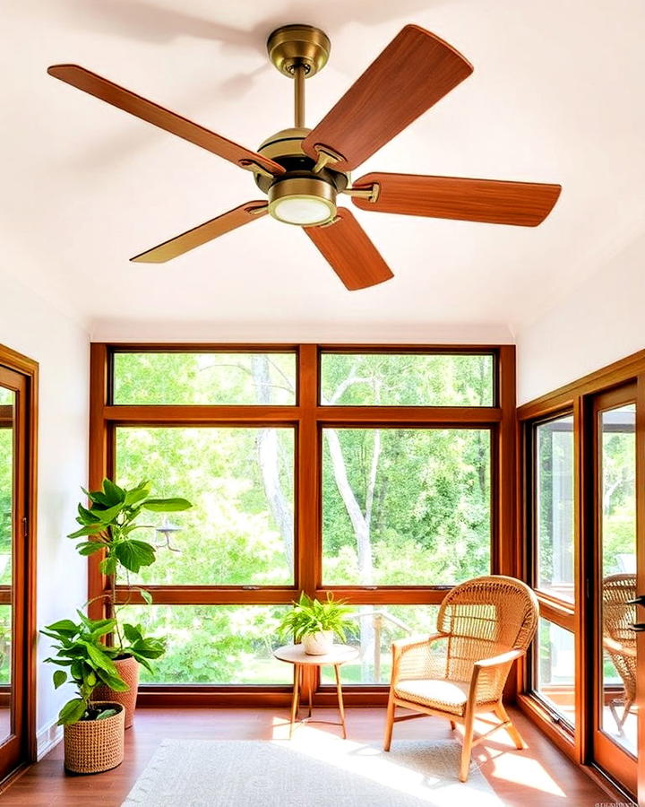 mid century modern ceiling fan