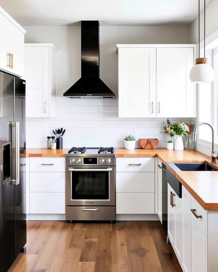 monochromatic sophistication kitchen