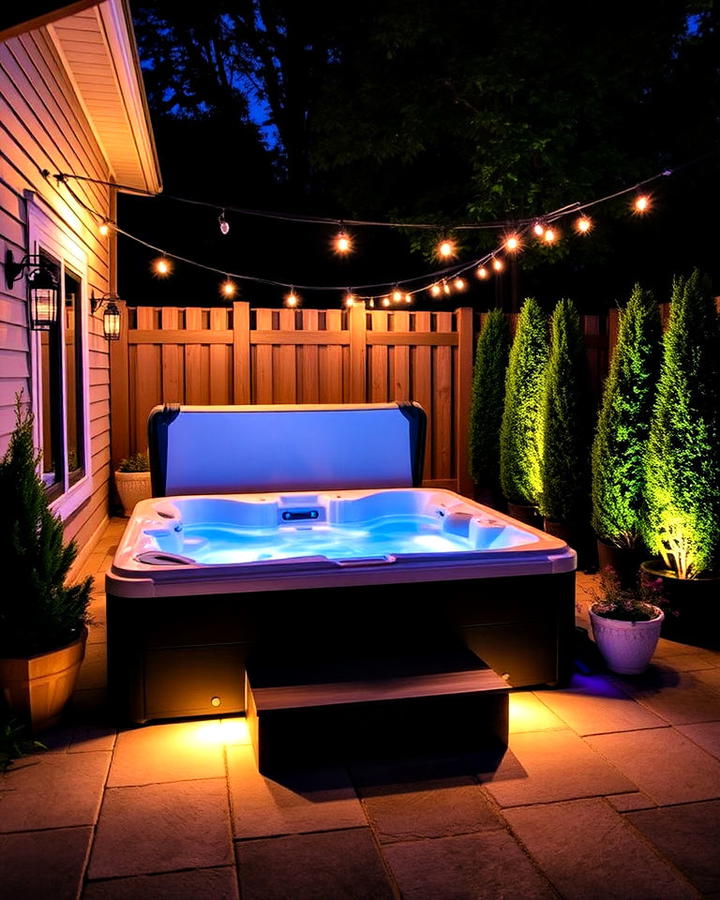 mood lighting for hot tub