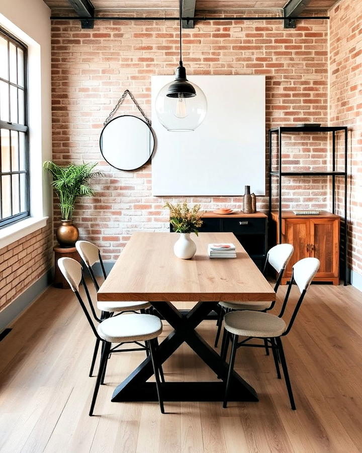 neutral color palette dining room