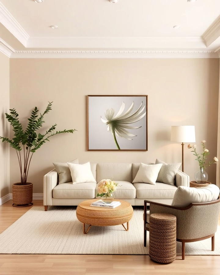 neutral color palette parlor room