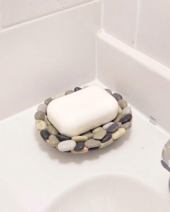 pebble tile soap dish