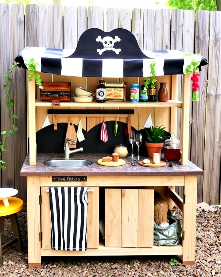 pirates themed mud kitchen