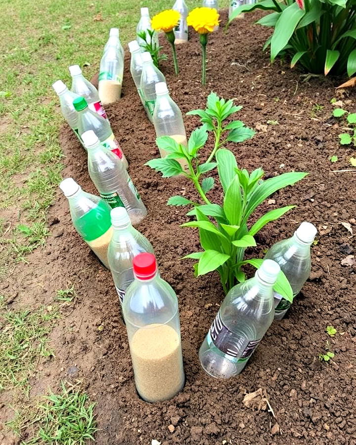 plastic bottle edging for garden