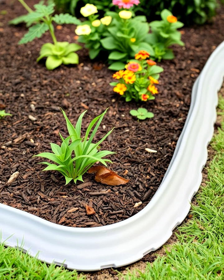 plastic edging for mulch bed