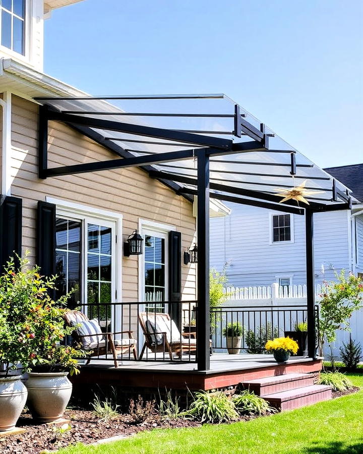 polycarbonate awning durability