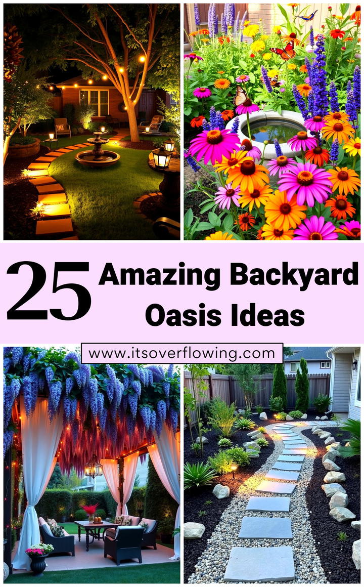 popular backyard oasis ideas