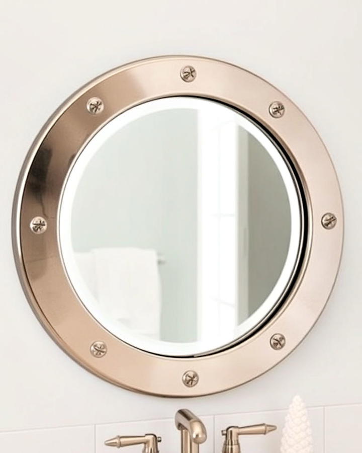 porthole mirror for bathroom