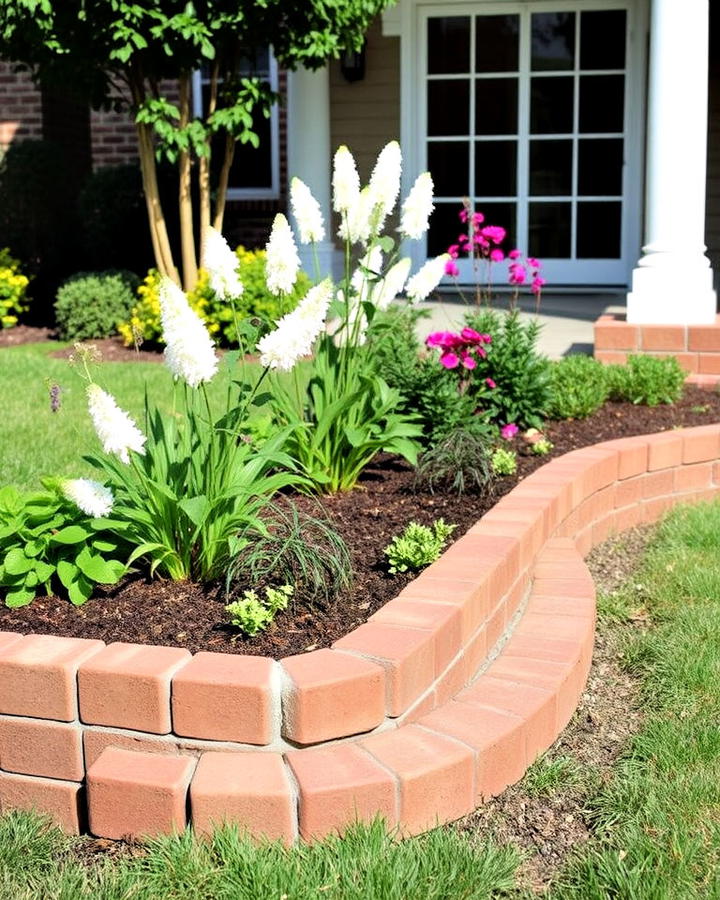 raised brick edging