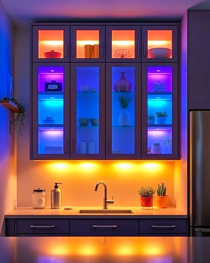 rgbw cabinet lighting