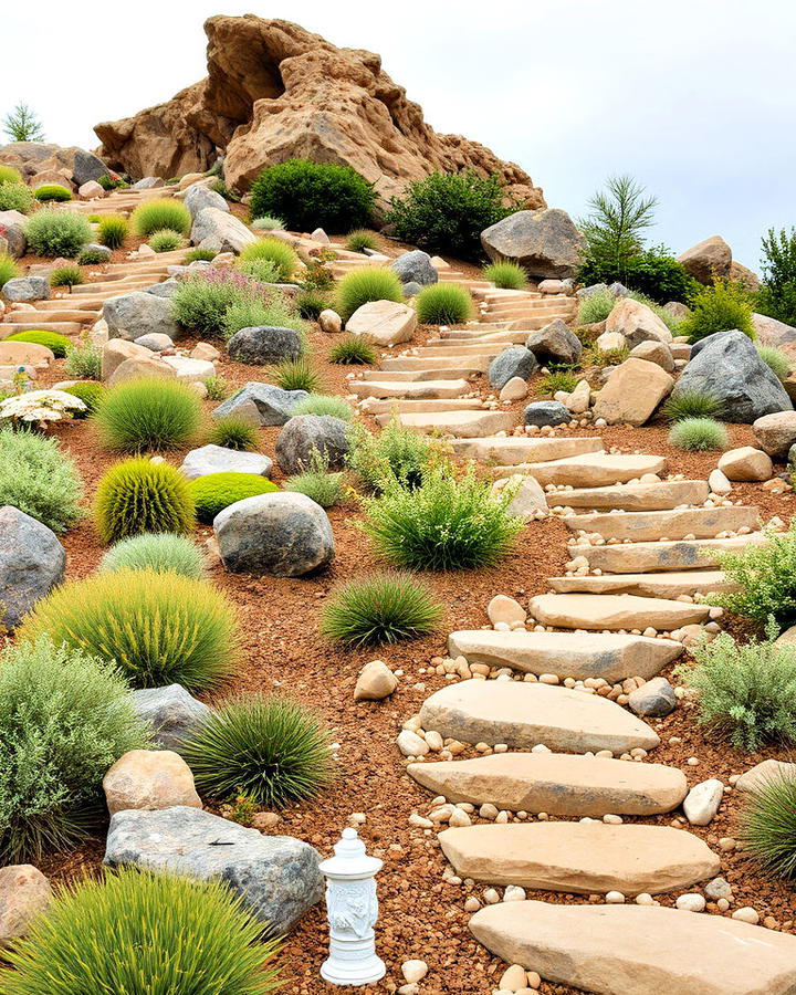 rock gardens for low maintenance beauty