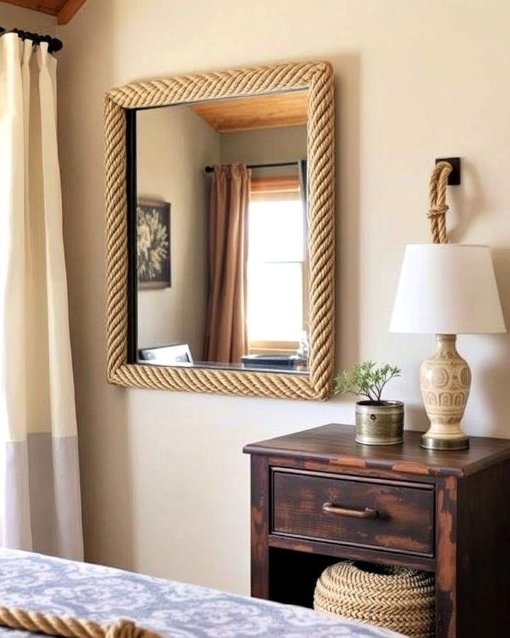 rope accents mirror