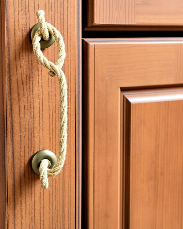 rope handles for kitchen cabinet