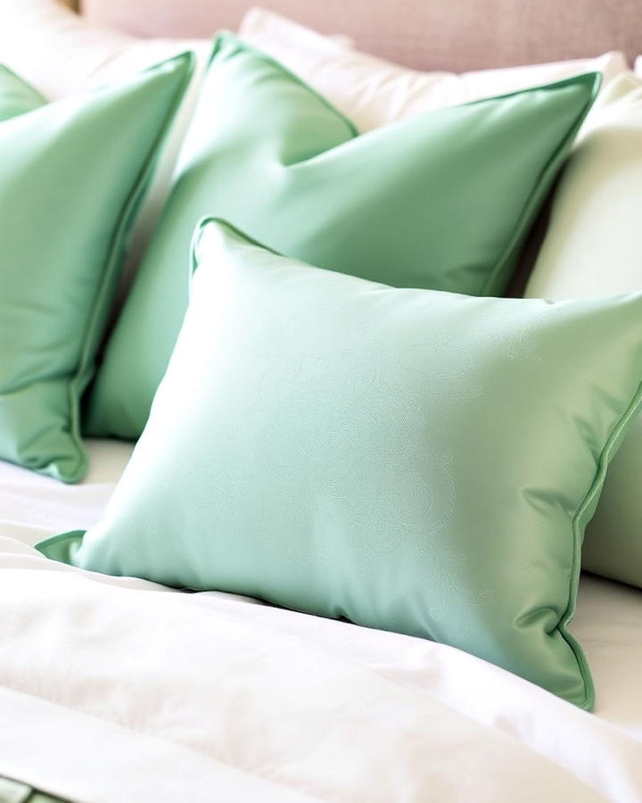 satin throw pillows