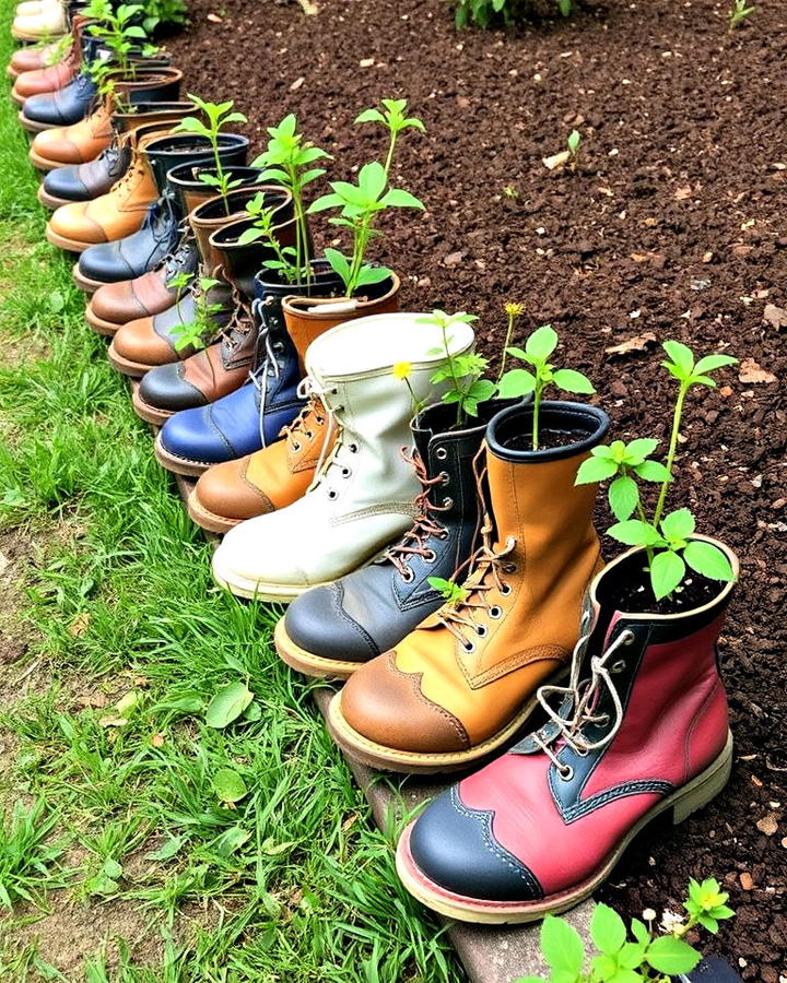 shoe edging for garden