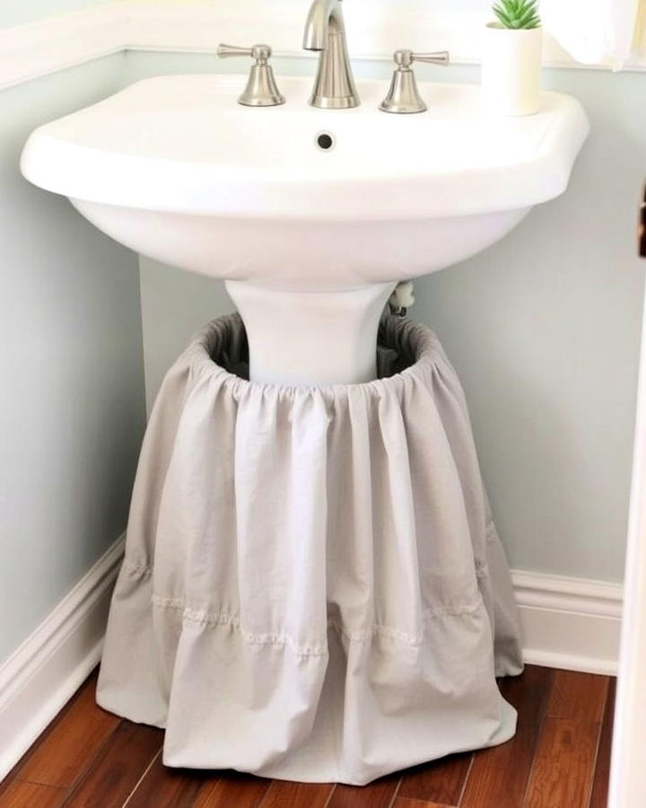 sink skirts with hidden storage