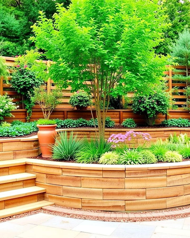 sleeper retaining garden walls